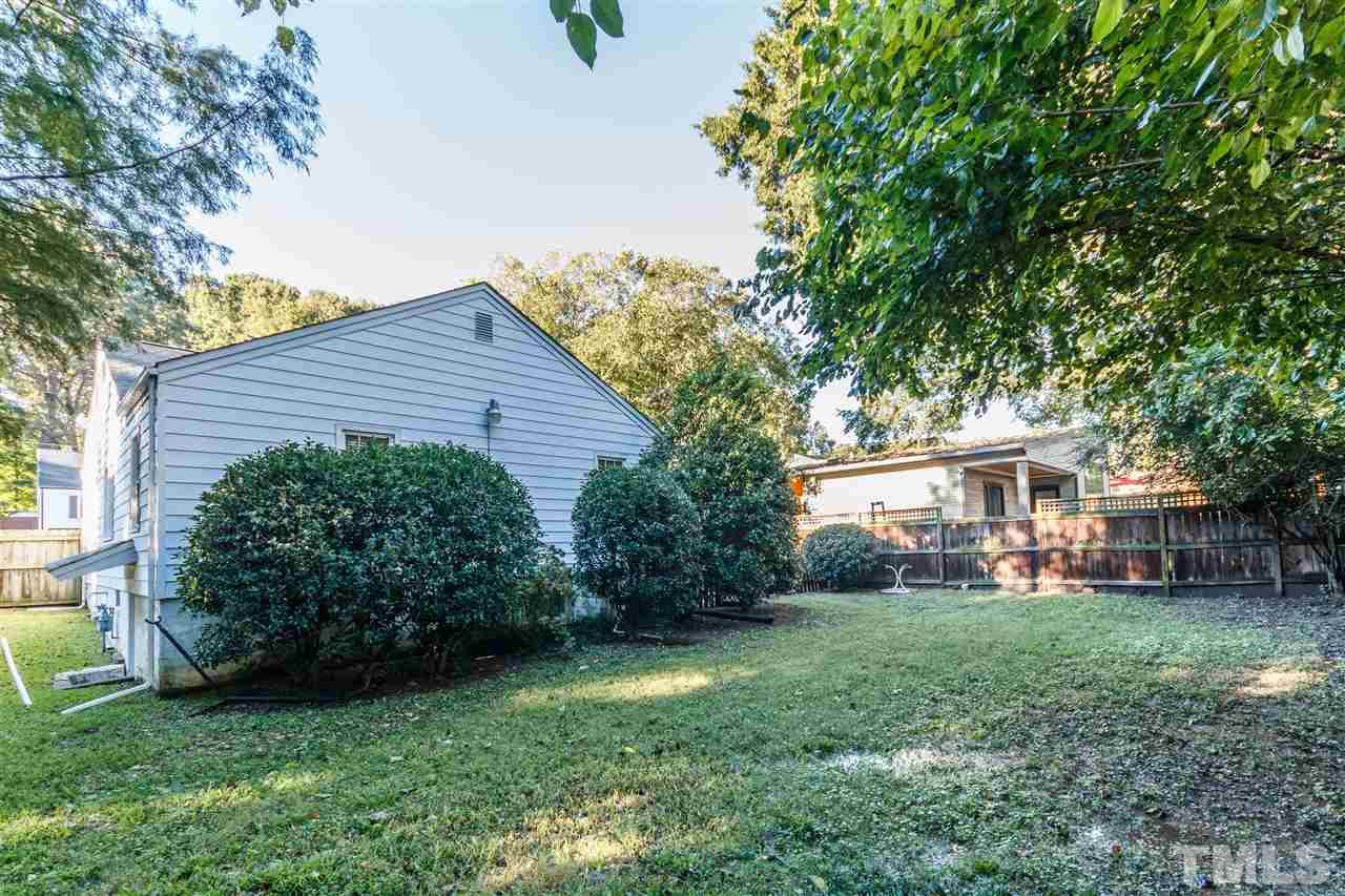 607 Frank Street Raleigh, NC 27604 - Photo 20 of 23 a view of a house with a yard