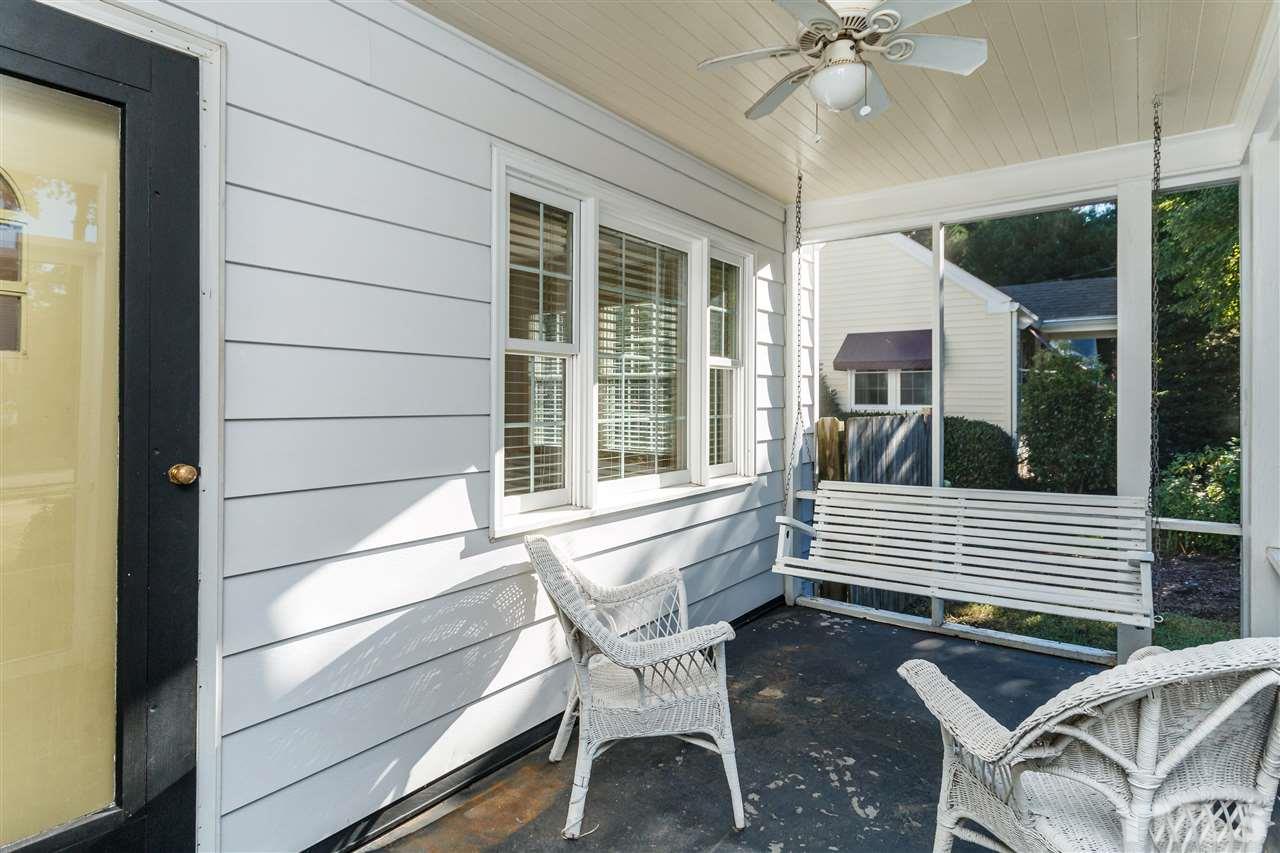 607 Frank Street Raleigh, NC 27604 - Photo 3 of 23 a view of a two chairs in the balcony