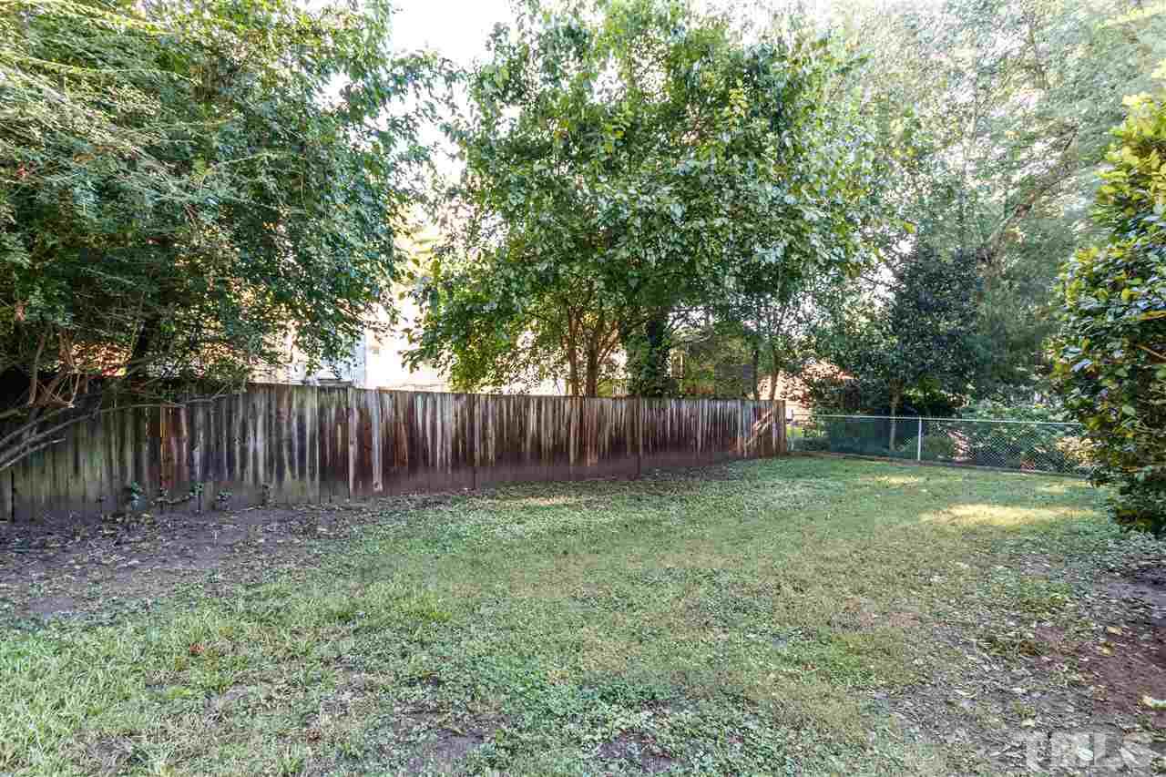 607 Frank Street Raleigh, NC 27604 - Photo 21 of 23 a view of a backyard with green space
