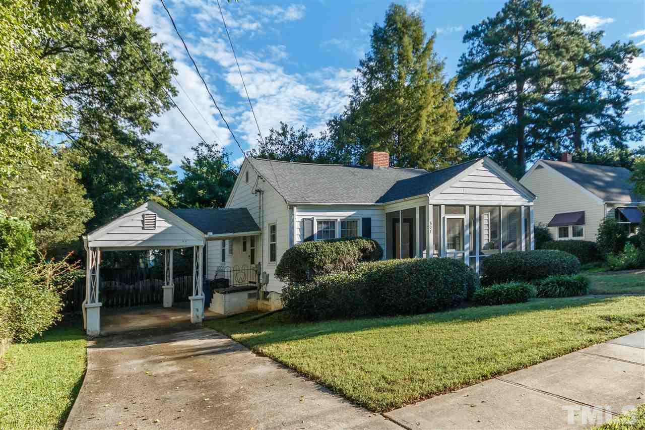 607 Frank Street Raleigh, NC 27604 - Photo 23 of 23 a front view of a house with garden