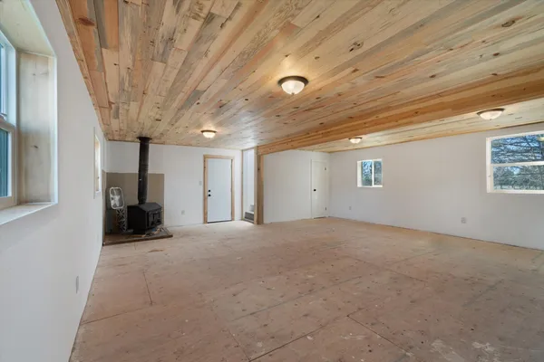 a view of a livingroom with a fireplace