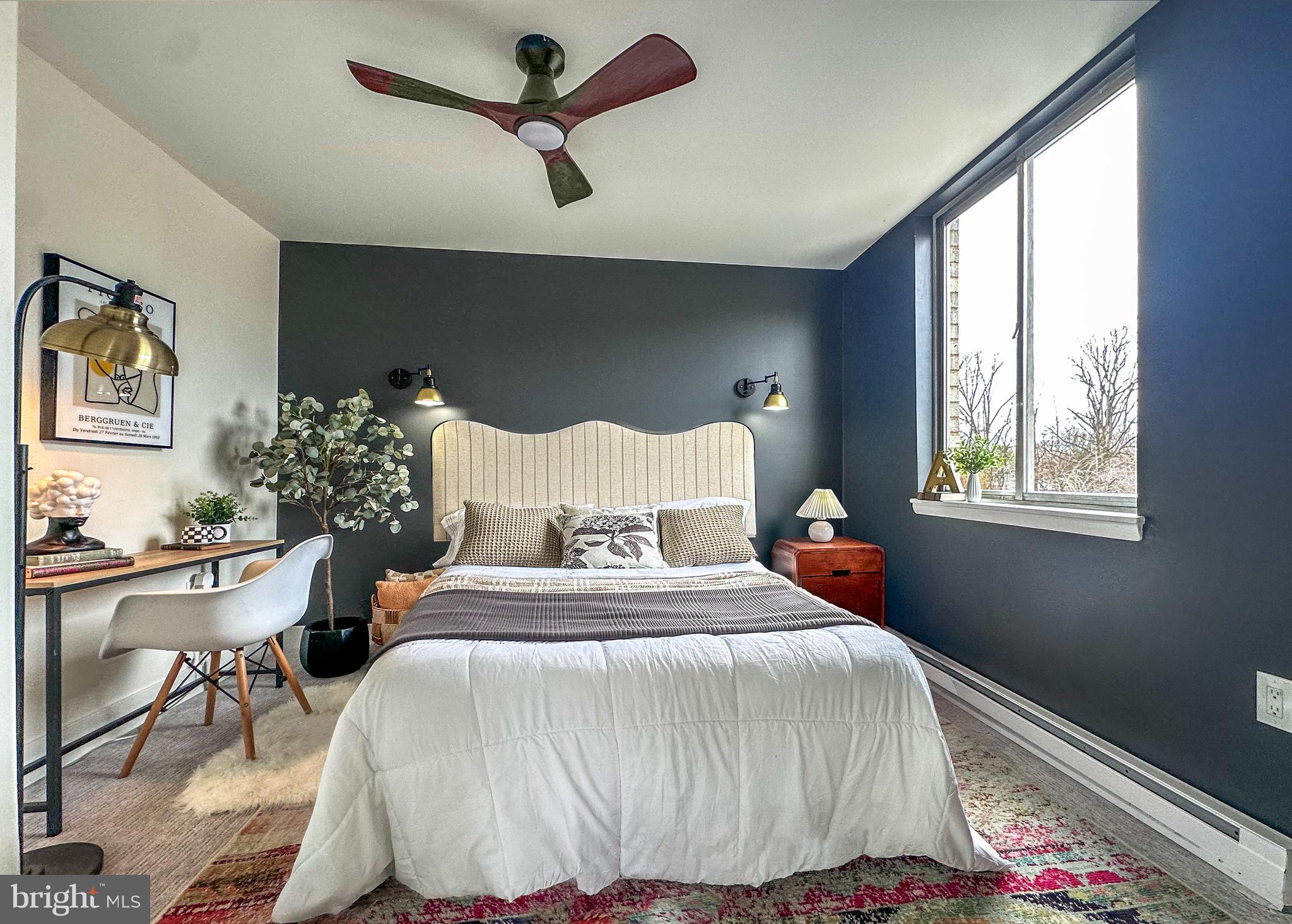 3245 Rio Drive, Unit 206 Falls Church, VA 22041 - Photo 23 of 36 a bedroom with bed and a window