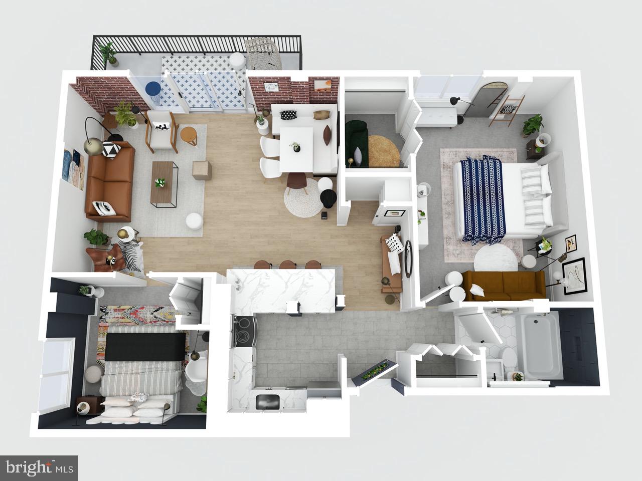 3245 Rio Drive, Unit 206 Falls Church, VA 22041 - Photo 26 of 36 a picture of a bathroom with a sink and mirror