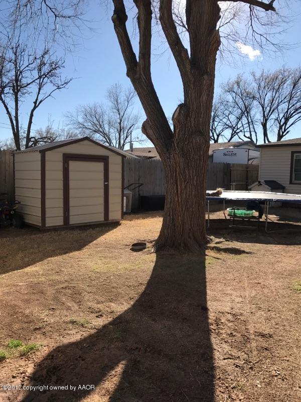 4317 South Travis Street Amarillo, TX 79110 - Photo 19 of 20 a view of a backyard of the house