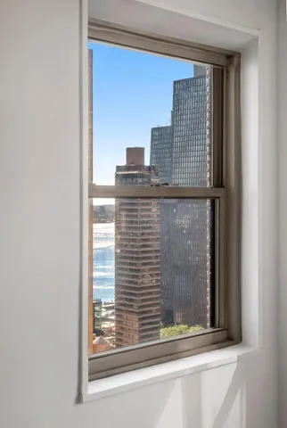 a front view of a building