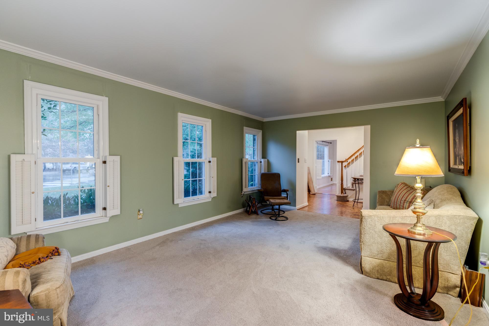 8116 Northumberland Road Springfield, VA 22153 - Photo 15 of 54 Spacious formal living area with window shutters