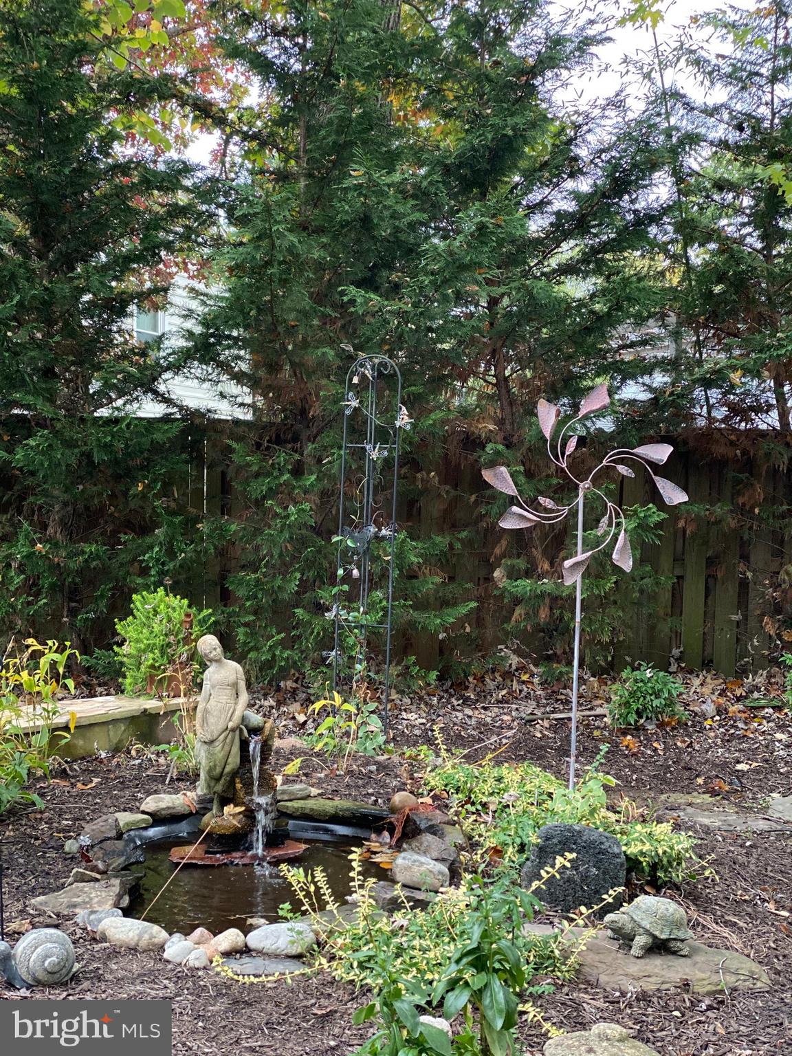 8116 Northumberland Road Springfield, VA 22153 - Photo 41 of 54 Lovely rear yard fountain and pond