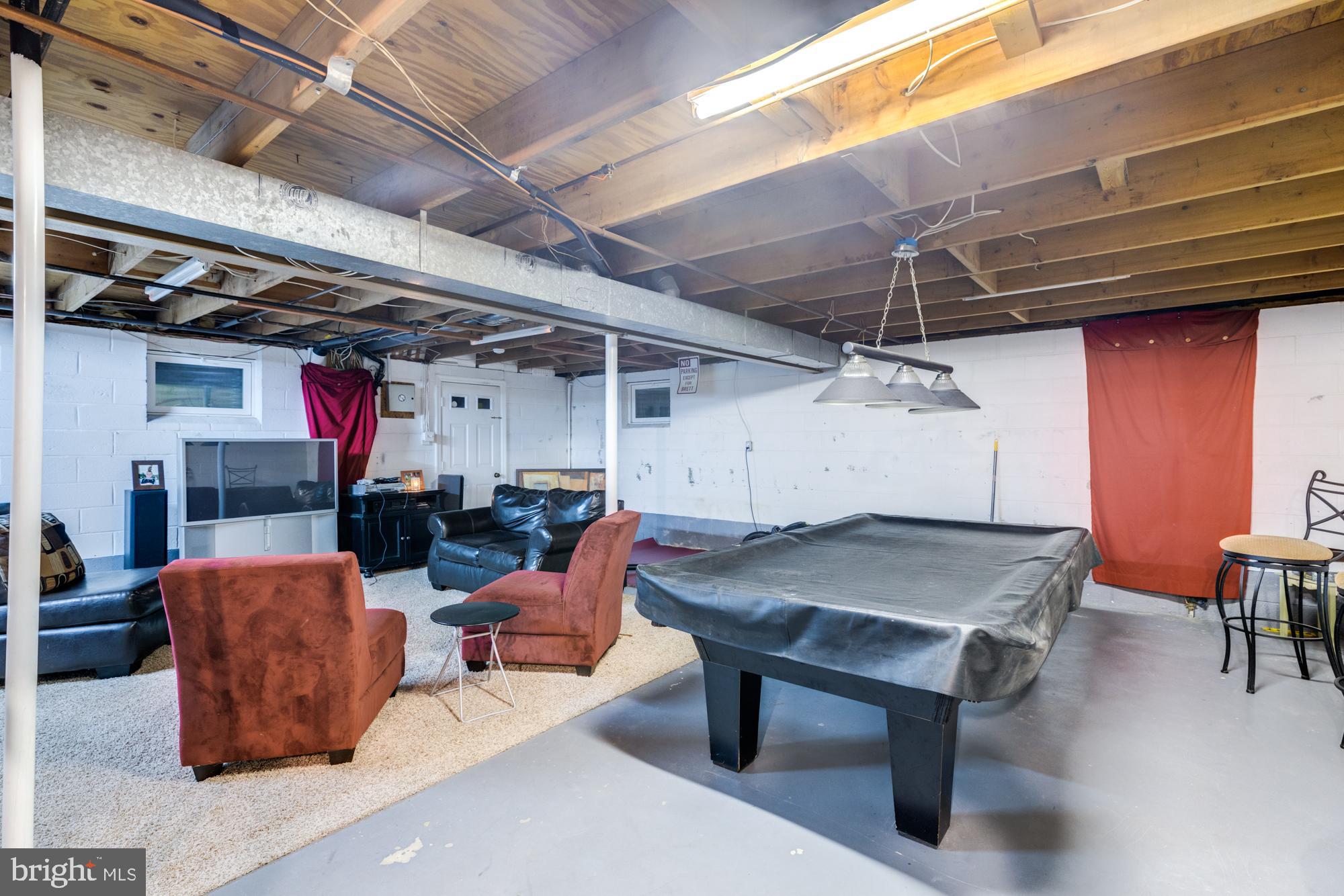 8116 Northumberland Road Springfield, VA 22153 - Photo 53 of 54 Unfinished basement has been perfect teen hangout