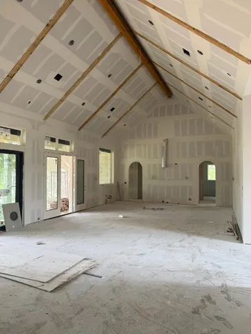 a bathroom with a sink a mirror and a vanity