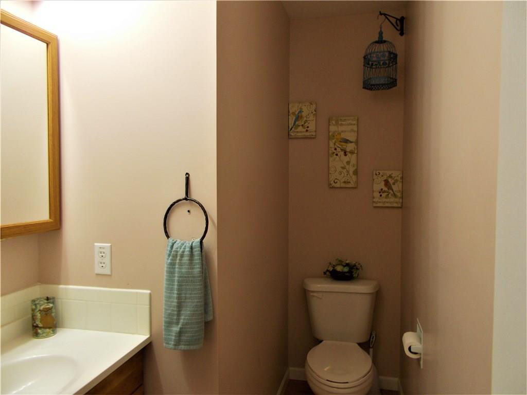 124 Currie Road Slippery Rock, PA 16057 - Photo 10 of 25 Half Bath, Main Level. Conveniently located near the living/dining room.
