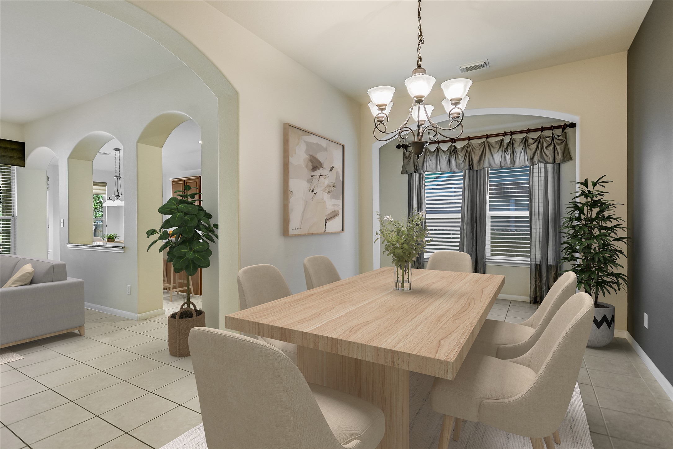 7416 Brecourt Manor Way Austin, TX 78739 - Photo 9 of 21 a view of a dining room with furniture window and wooden floor