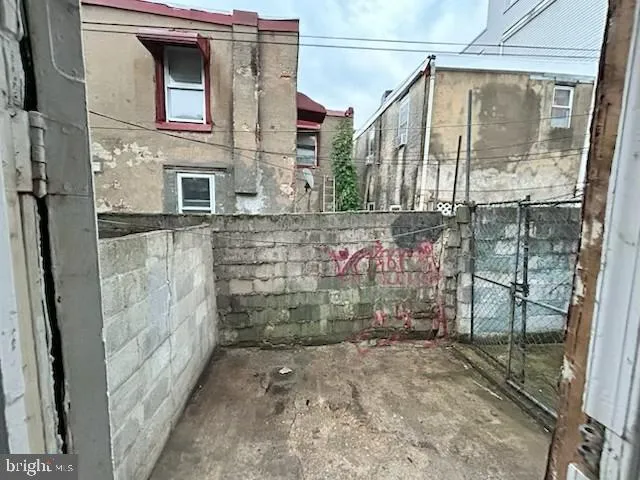 a backyard of a house