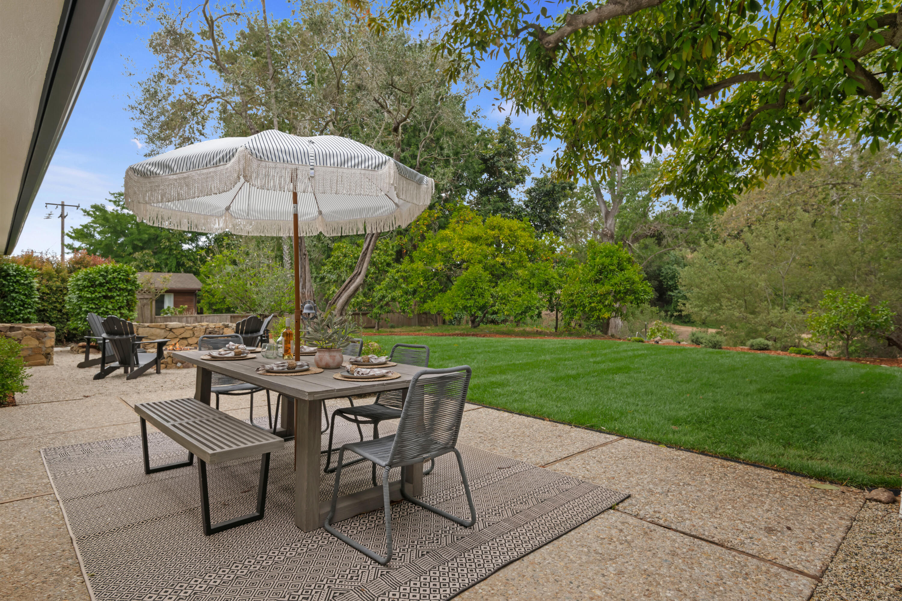 997 North San Marcos Road Santa Barbara, CA 93111 - Photo 26 of 36 Back Patio