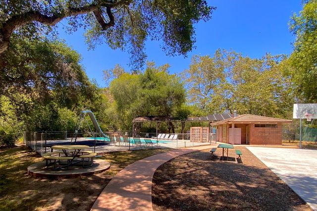 a view of street with houses
