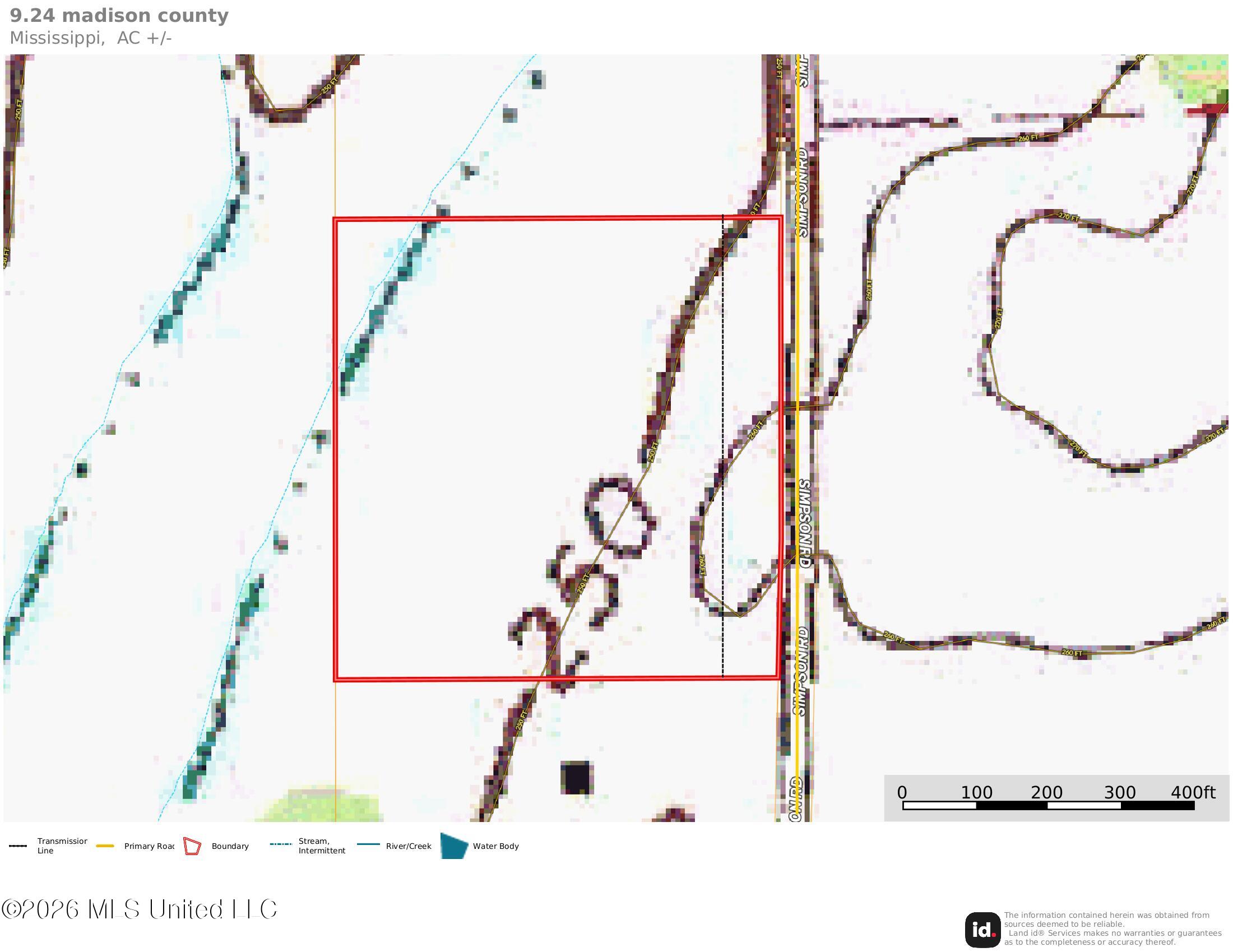 Simpson Road Pickens, MS 39146 - Photo 30 of 30 topo1