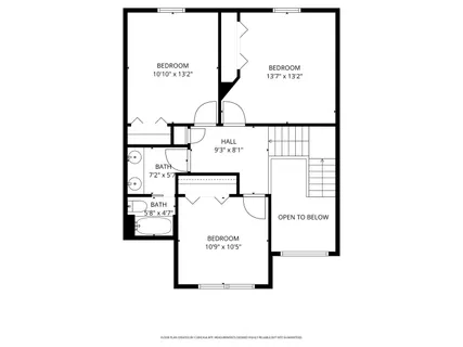 a picture of a room with a refrigerator