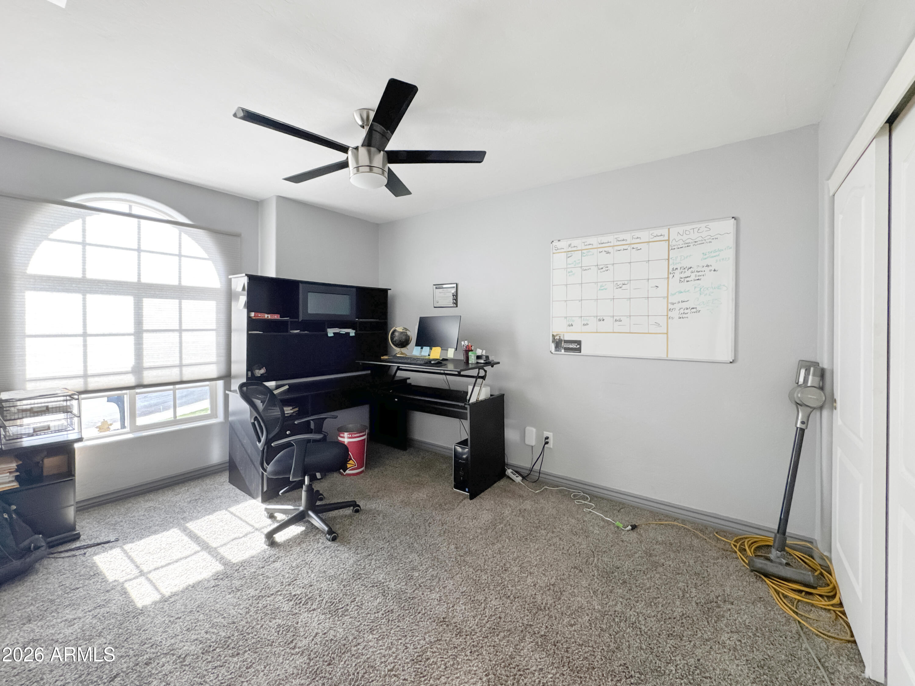 603 North Almar Circle Mesa, AZ 85213 - Photo 18 of 31 a view of a workspace with furniture and a window