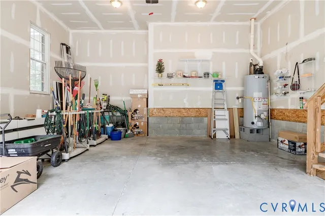 a view of storage and utility room