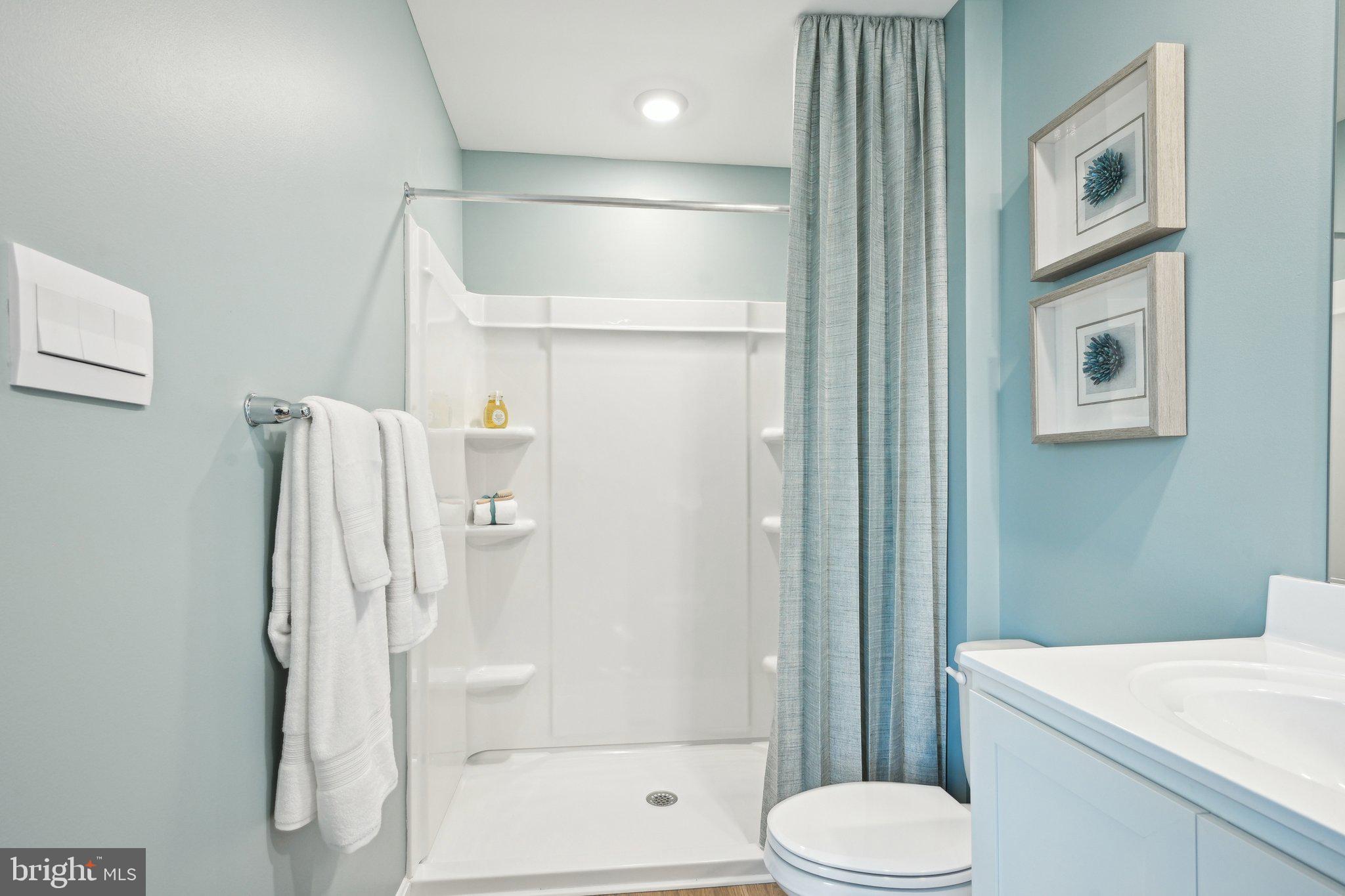 513 Colette Street Ellendale, DE 19941 - Photo 16 of 30 a bathroom with a shower and toilet