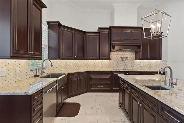 a bedroom with a bed and furniture