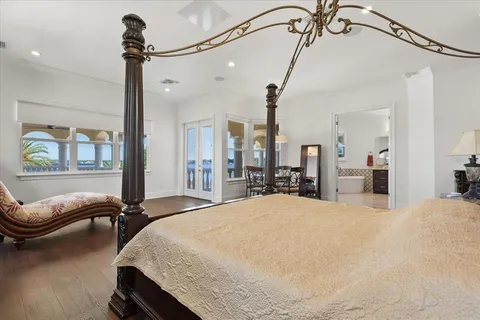 a bathroom with a sink a vanity and mirror