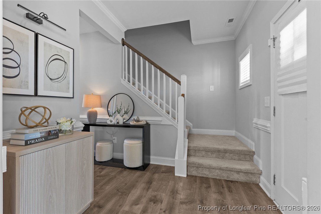 298 Turkey Trot Lane Raeford, NC 28376 - Photo 3 of 43 a view of a hallway with entryway