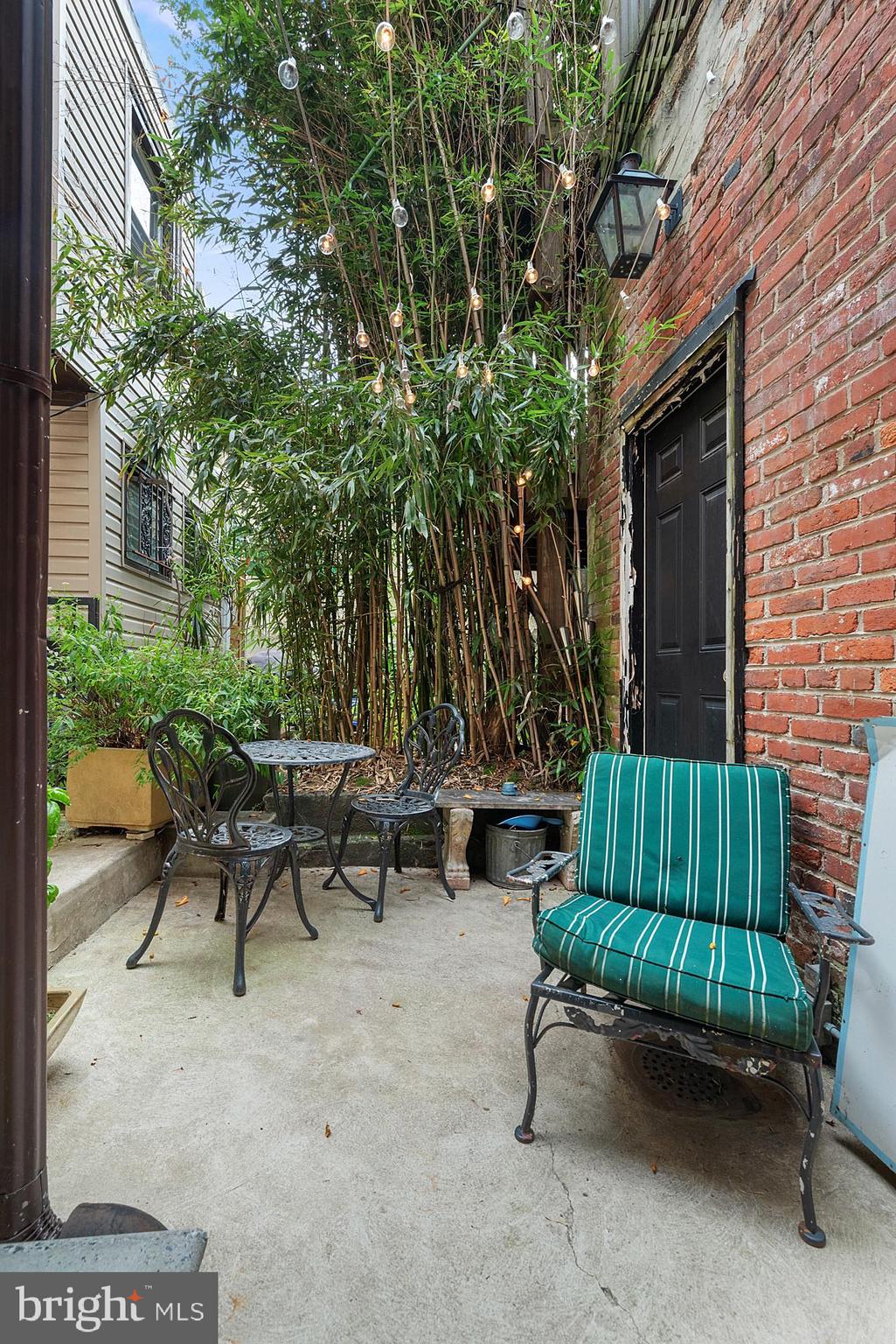 608 South 9th Street, Unit 1 Philadelphia, PA 19147 - Photo 16 of 23 a view of backyard with outdoor seating a patio and plants
