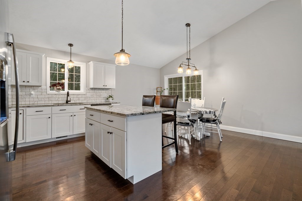 143 North Brookfield Road Barre, MA 01005 - Photo 13 of 31 a kitchen with sink cabinets and wooden floor