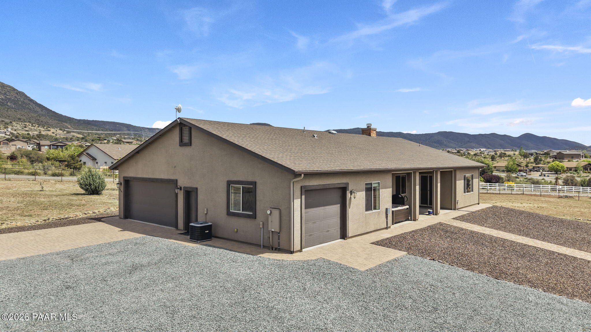 14141 Cassidy Trail Prescott Valley, AZ 86315 - Photo 40 of 44 a view of a house with a yard