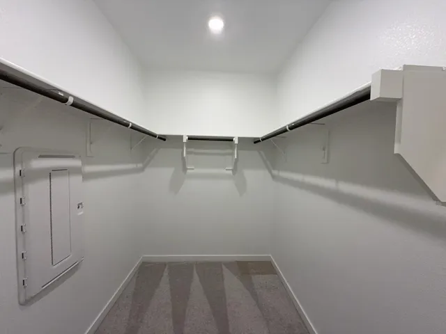 a view of closet area