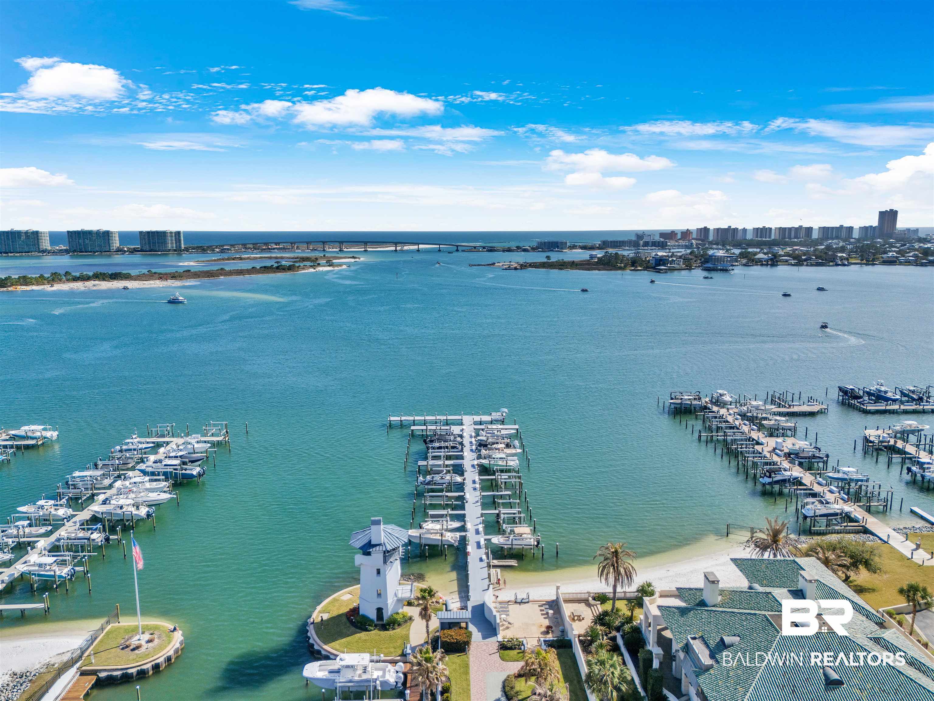 27582 Canal Road, Unit 2605 Orange Beach, AL 36561 - Photo 39 of 41 Water view featuring a marina and nearby urban area