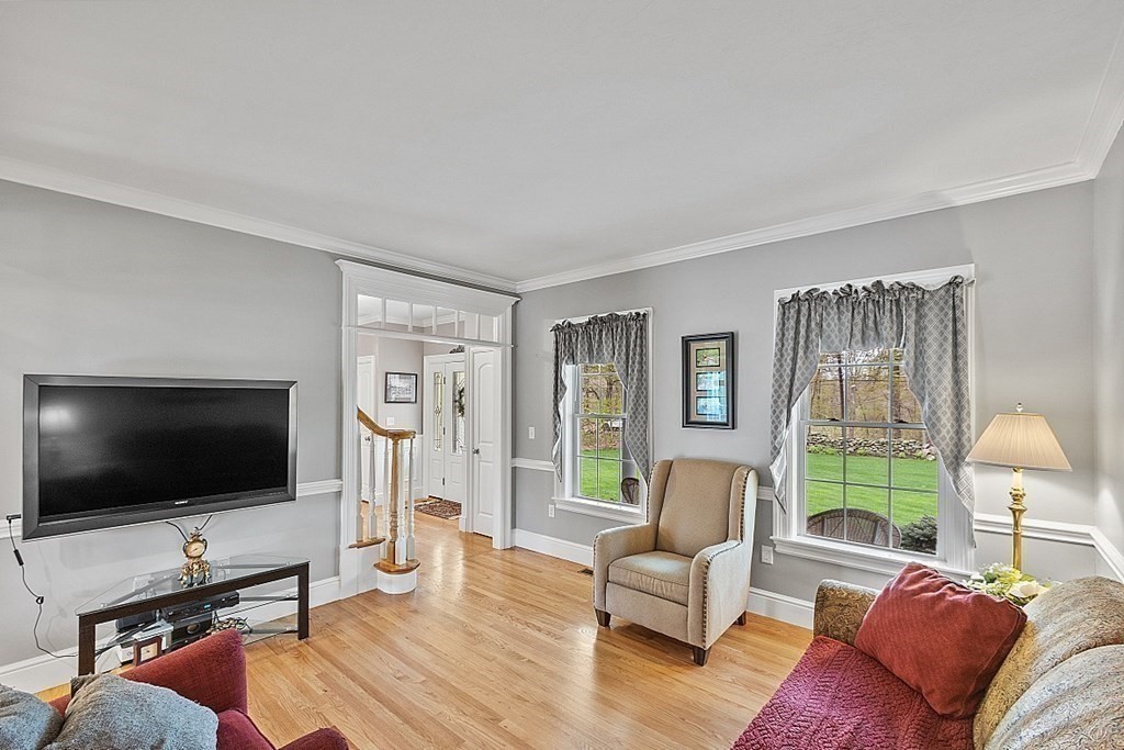 64 Walnut Street Rutland, MA 01543 - Photo 22 of 40 a living room with furniture and a flat screen tv
