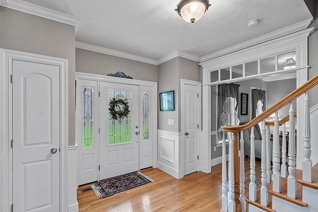 64 Walnut Street Rutland, MA 01543 - Photo 5 of 40 a view of entryway with wooden floor