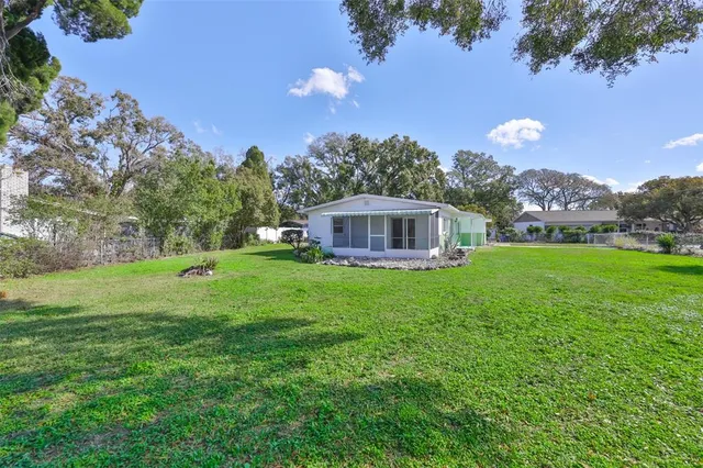 a house view with a garden space