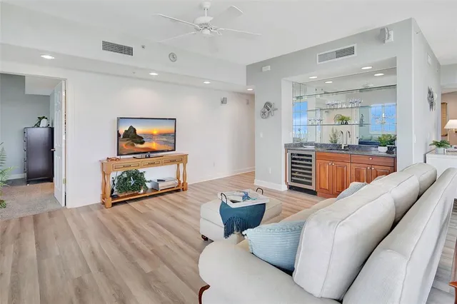 a bed room with a bed and a large window