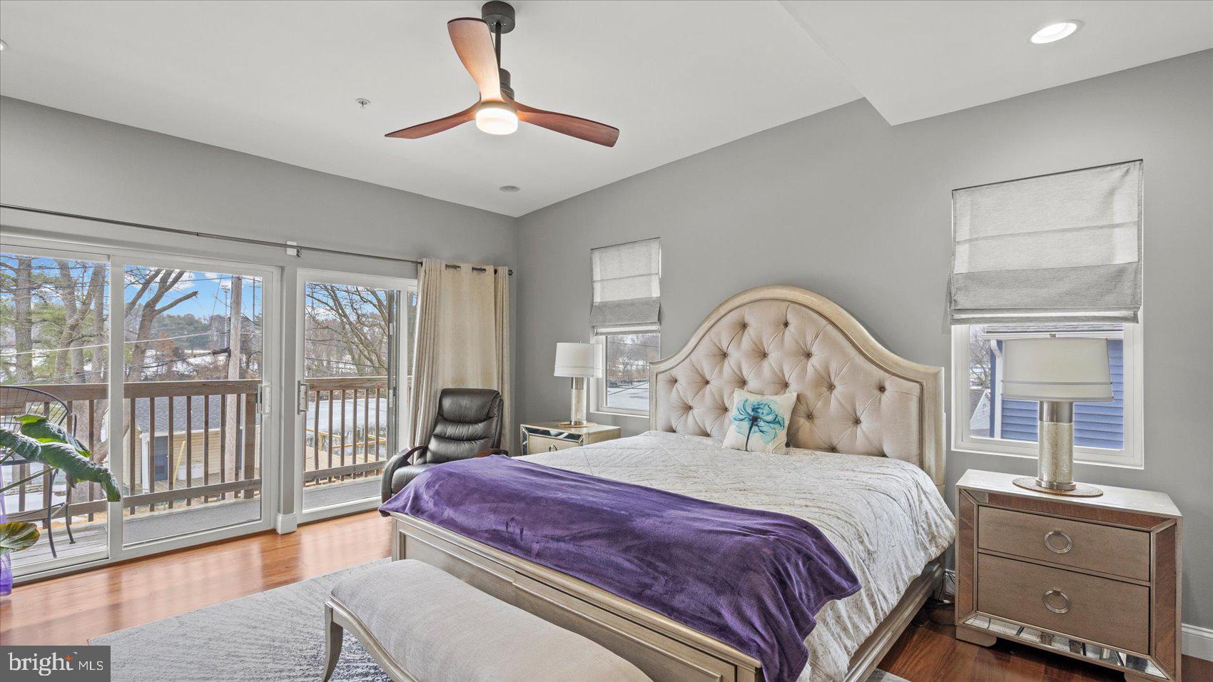 3145 Baybriar Road Dundalk, MD 21222 - Photo 38 of 54 a bedroom with a large bed and a large window