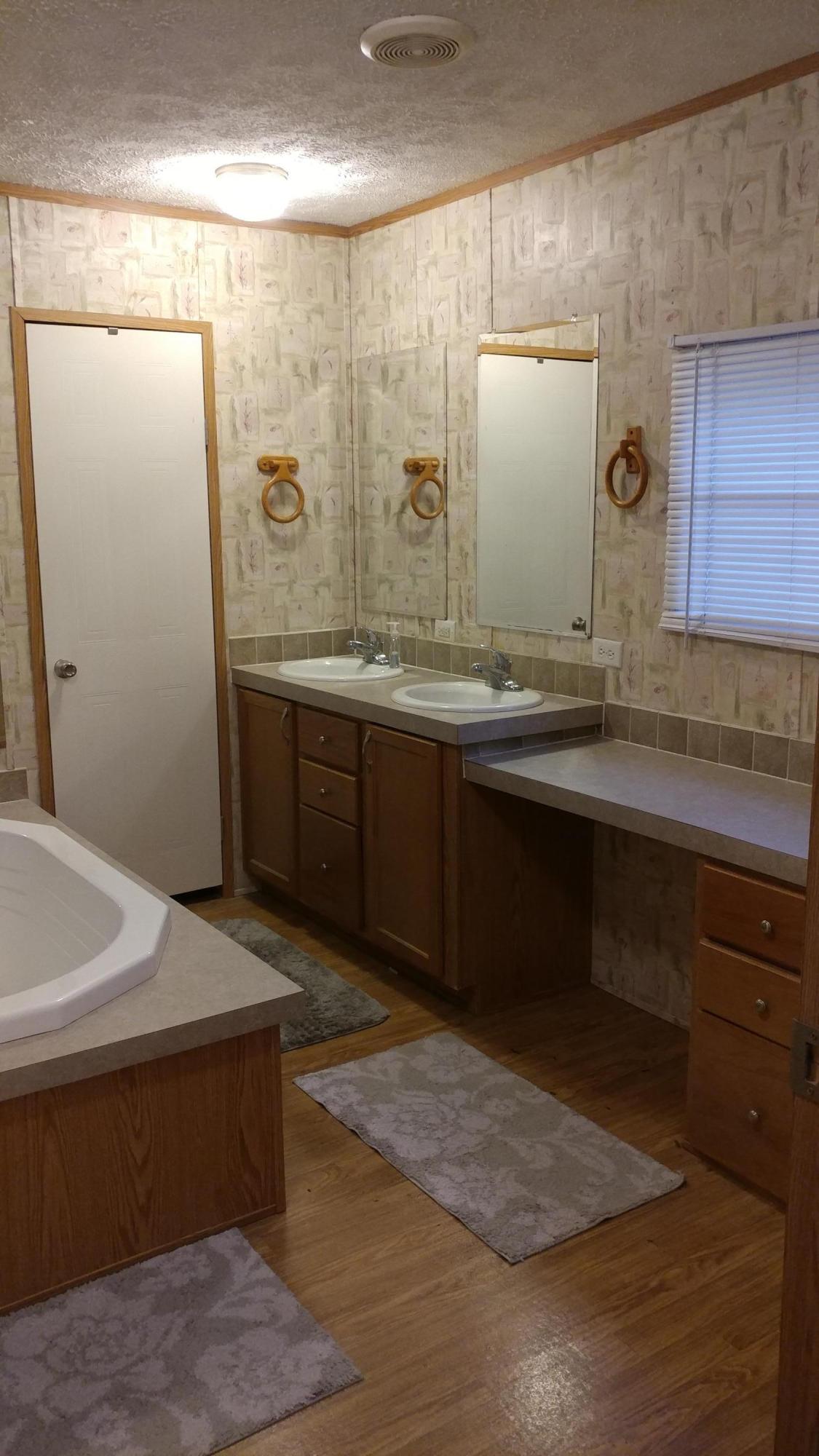 319 Delaware Road DeFuniak Springs, FL 32433 - Photo 10 of 22 a spacious bathroom with a sink and a mirror