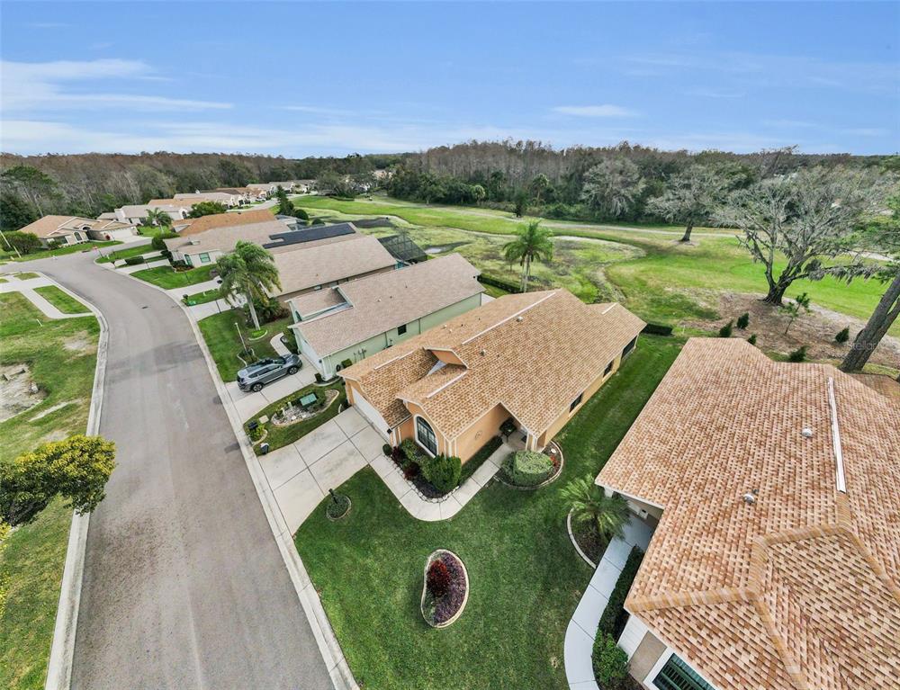 9630 Green Needle Drive New Port Richey, FL 34655 - Photo 48 of 83 an aerial view of a house with outdoor space