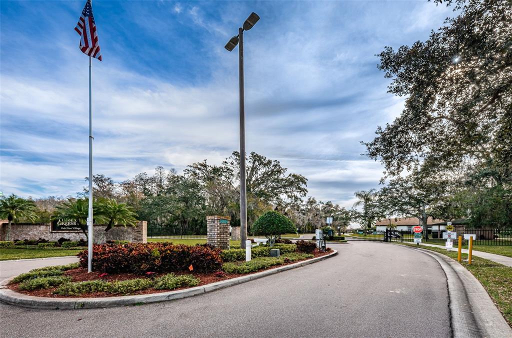 9630 Green Needle Drive New Port Richey, FL 34655 - Photo 50 of 83 a view of a road with a fountain in the background