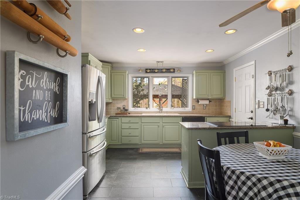 2141 Walker Road Winston-Salem, NC 27106 - Photo 14 of 50 Bright eat-in kitchen with granite countertops