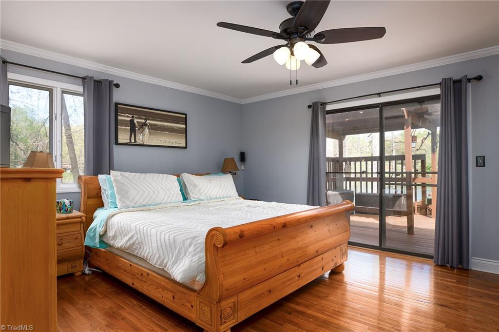2141 Walker Road Winston-Salem, NC 27106 - Photo 21 of 50 Primary bedroom with lake views!