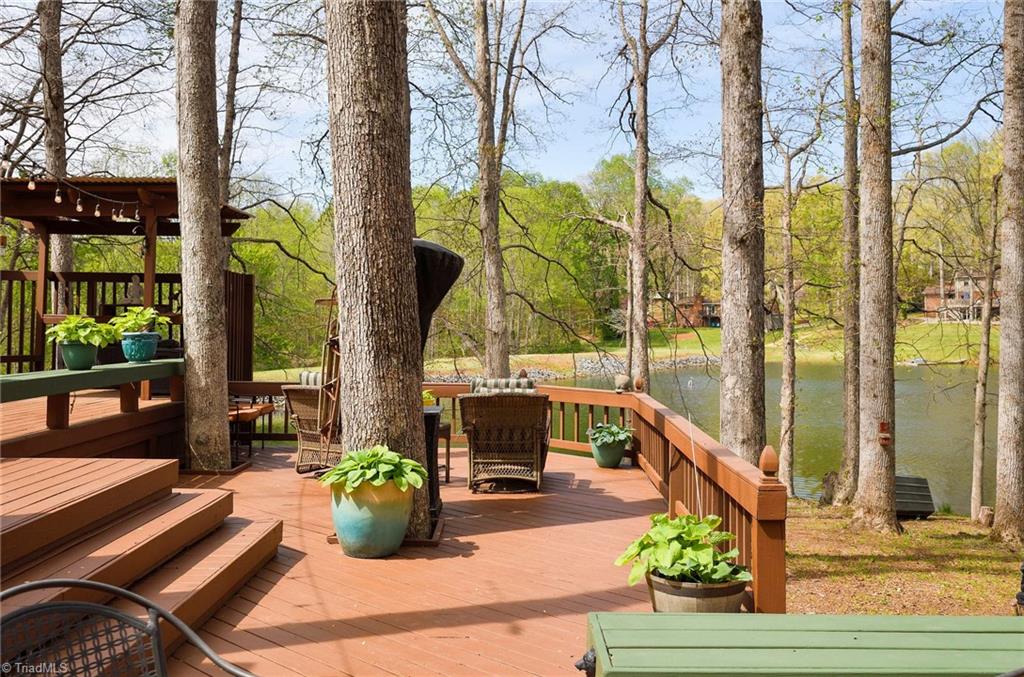 2141 Walker Road Winston-Salem, NC 27106 - Photo 39 of 50 Huge multi-level deck!