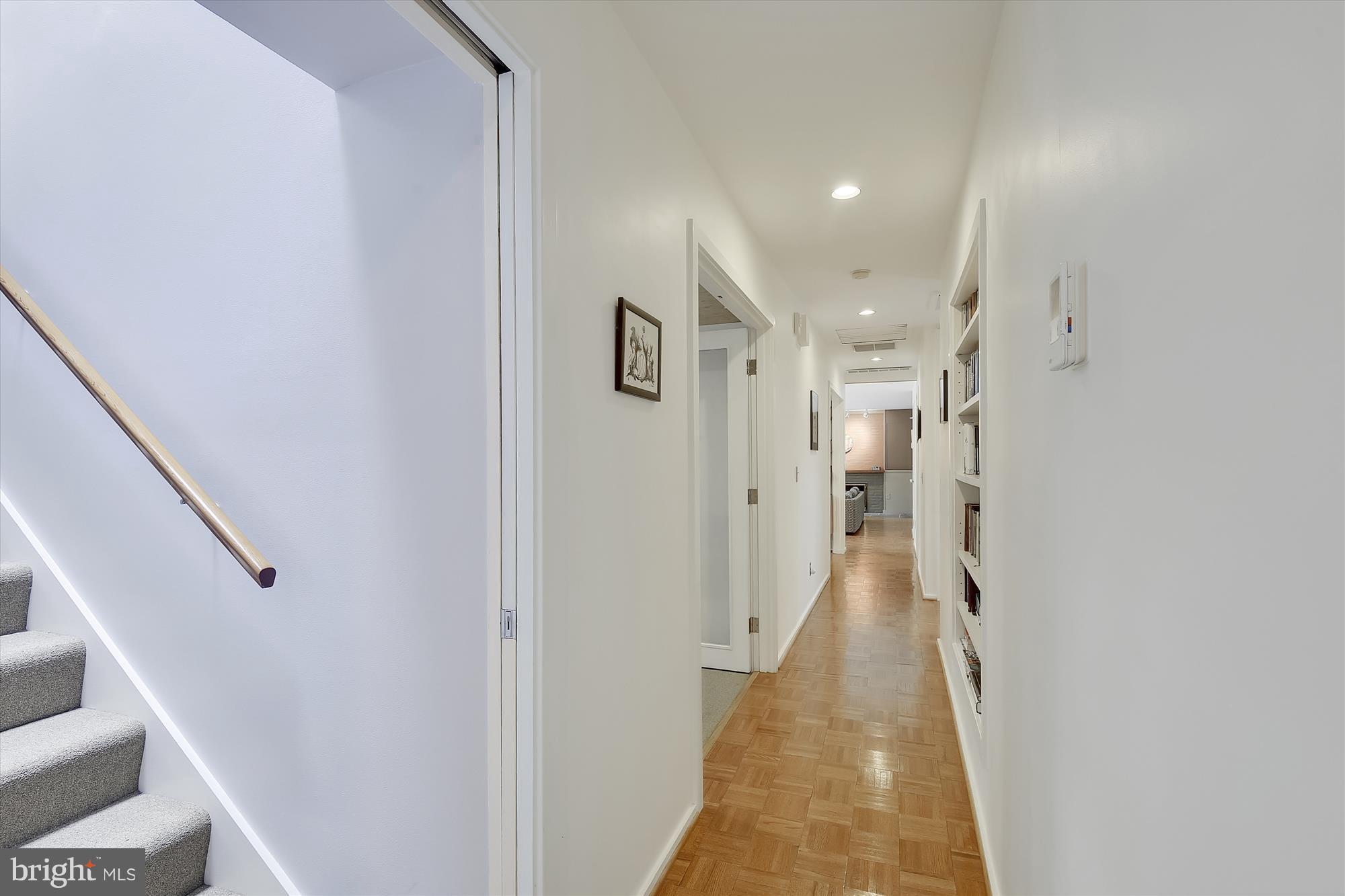 1901 Paul Spring Road Alexandria, VA 22307 - Photo 25 of 30 Hallway and stairs to treetop master suite