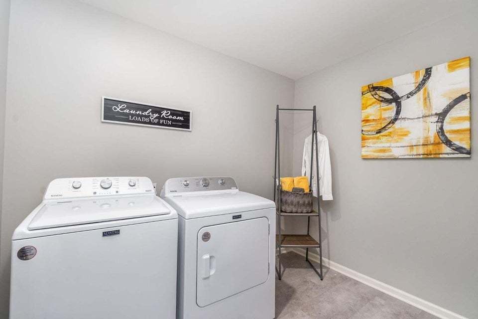 615 Ensign Place Hebron, IN 46341 - Photo 26 of 29 a utility room with dryer and washer