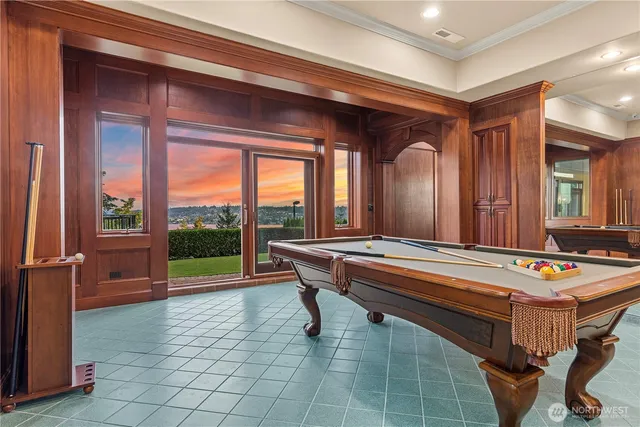 a view of a building from a balcony