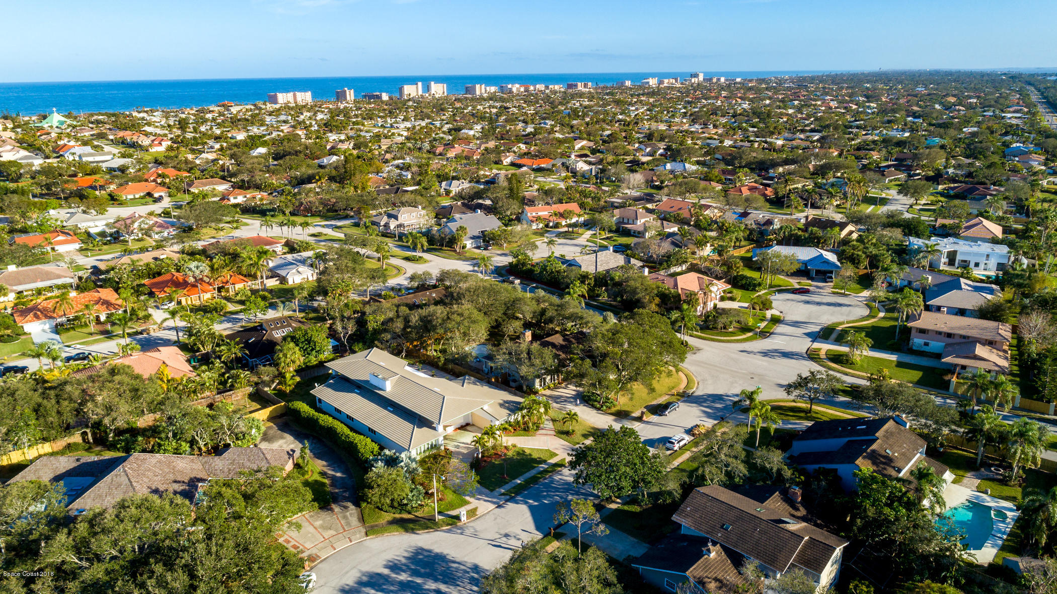 3081 Rio Baya North Melbourne, FL 32903 - Photo 30 of 31 an aerial view of a house with a yard