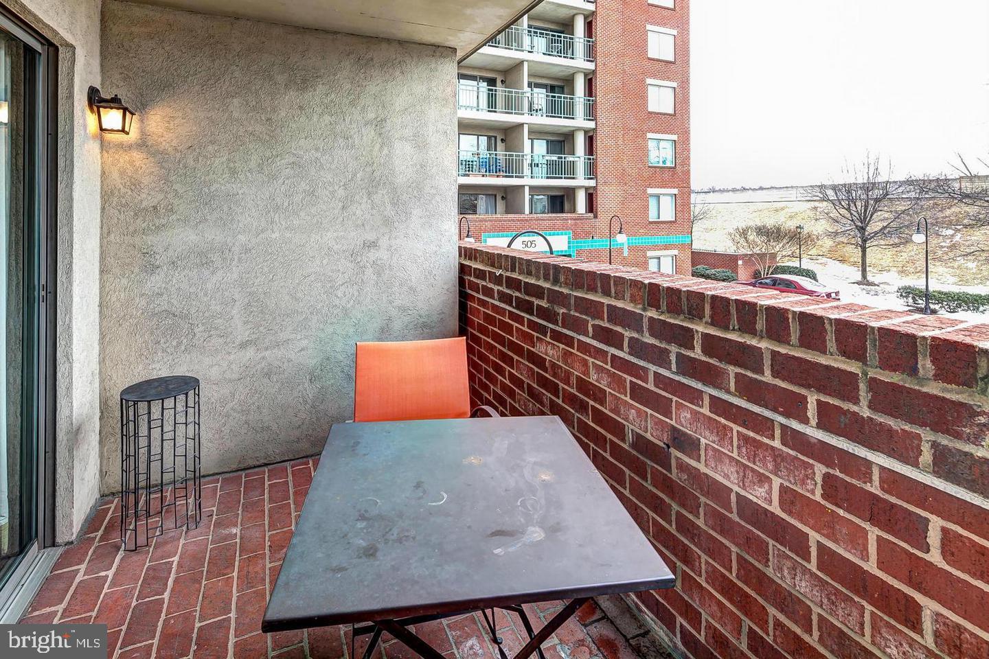 545 East Braddock Road, Unit 101 Alexandria, VA 22314 - Photo 35 of 46 Charming balcony with urban views.
