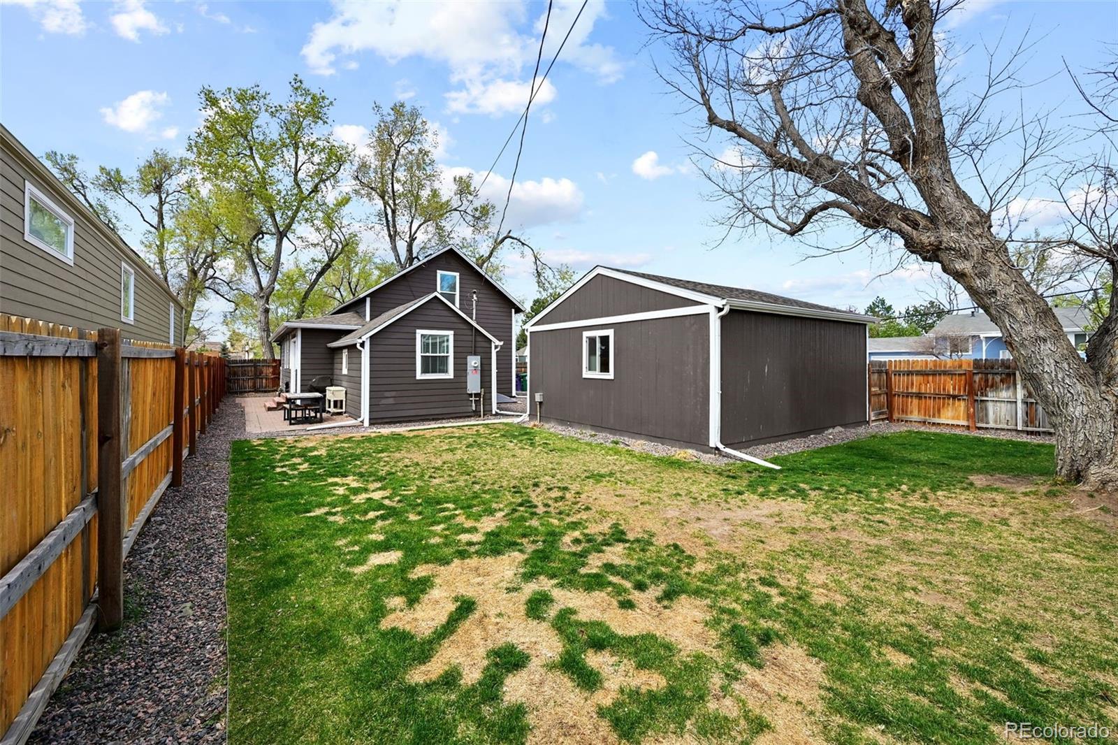 800 South Krameria Street Denver, CO 80224 - Photo 21 of 32 a view of a house with a yard