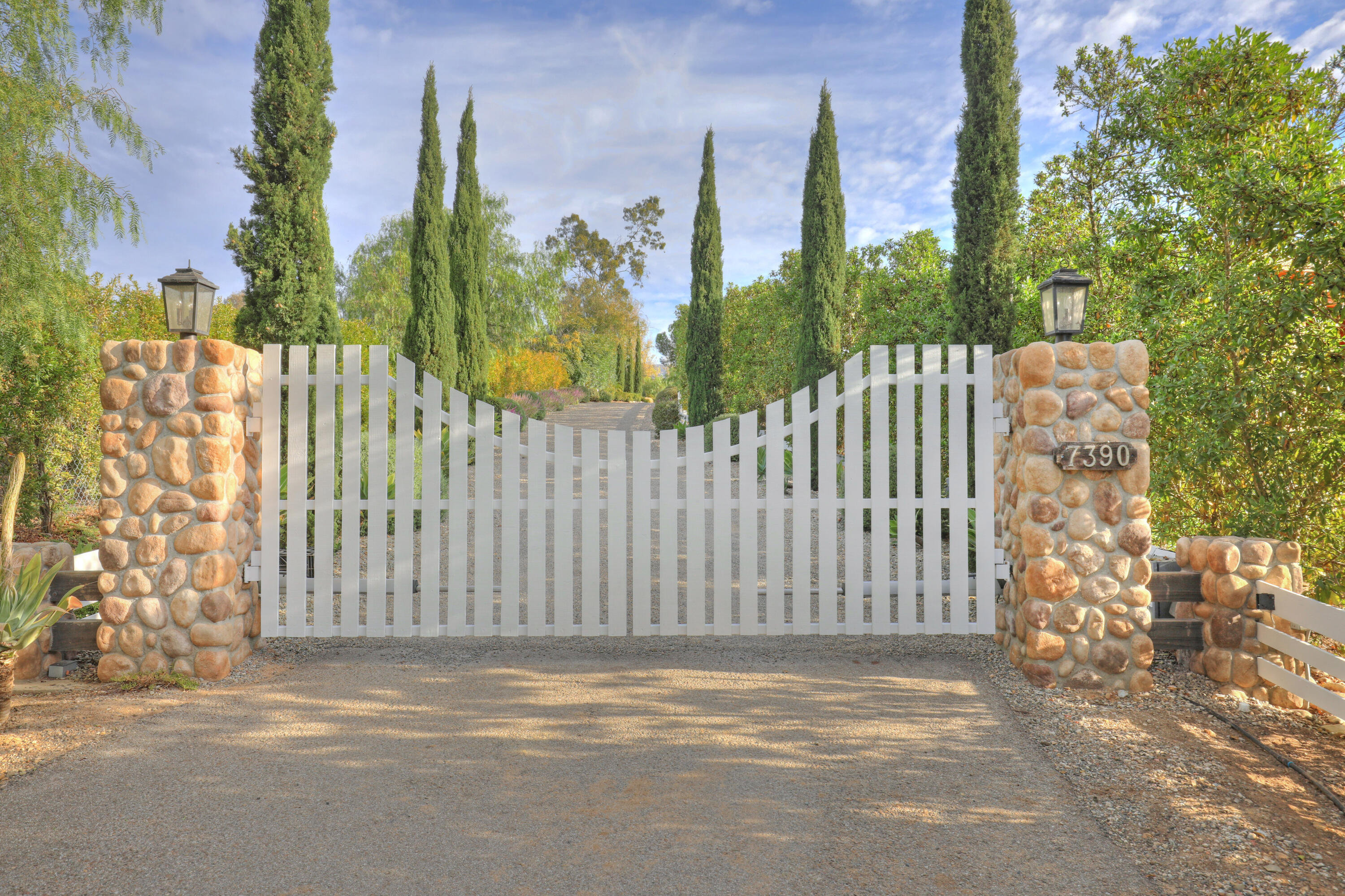 7390 Shepard Mesa Road Carpinteria, CA 93013 - Photo 1 of 1 Gated entrance