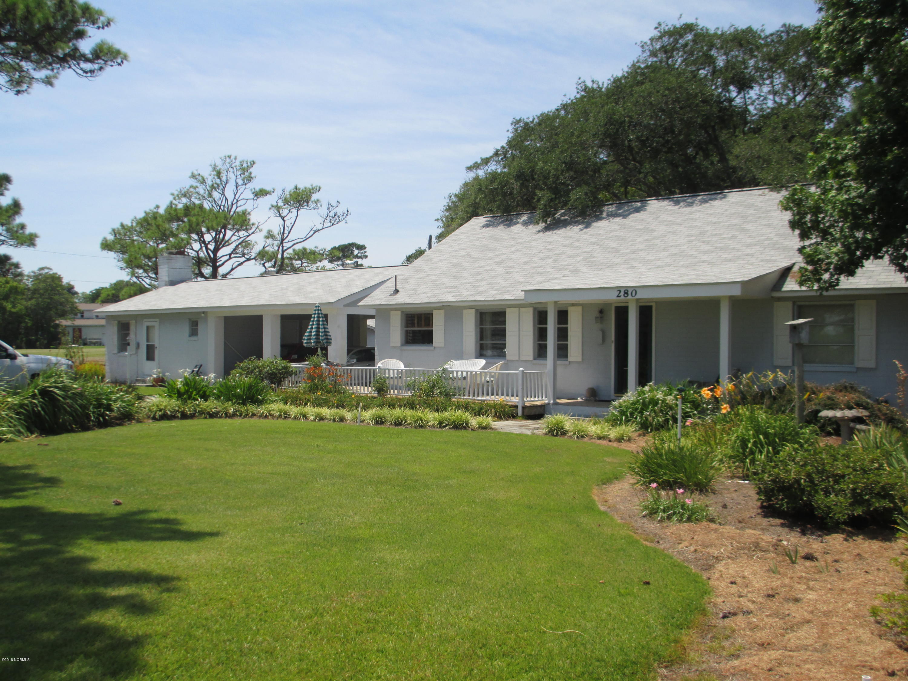 280 Goose Pond Road Marshallberg, NC 28553 - Photo 1 of 25 Front View of Home